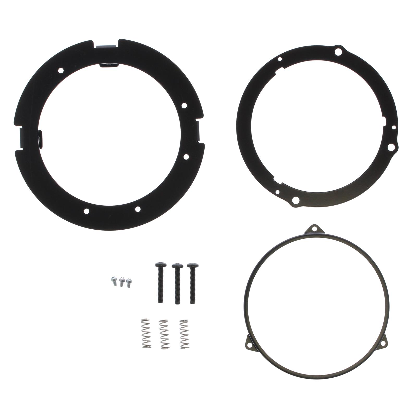 J. W. Speaker Headlight Mounting Rings 8200001 Ring, Aluminum, Black, 8630, 8631, Each