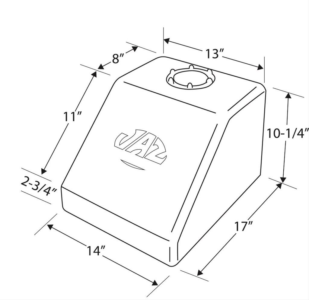 Jaz 220-108-NF Jaz Products Pro Modified Fuel Cells | Summit Racing