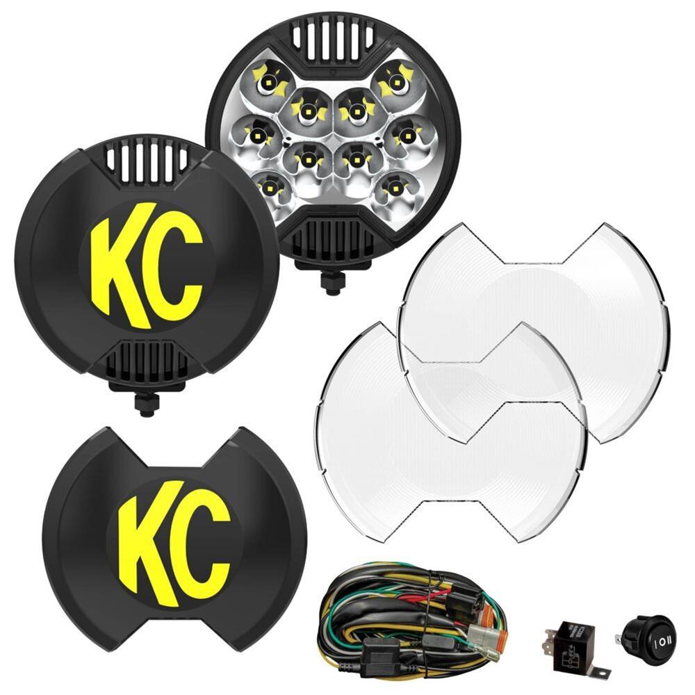 KC HiLiTES 0106 KC HiLiTES SlimLite 6 LED Off-Road Master Lights