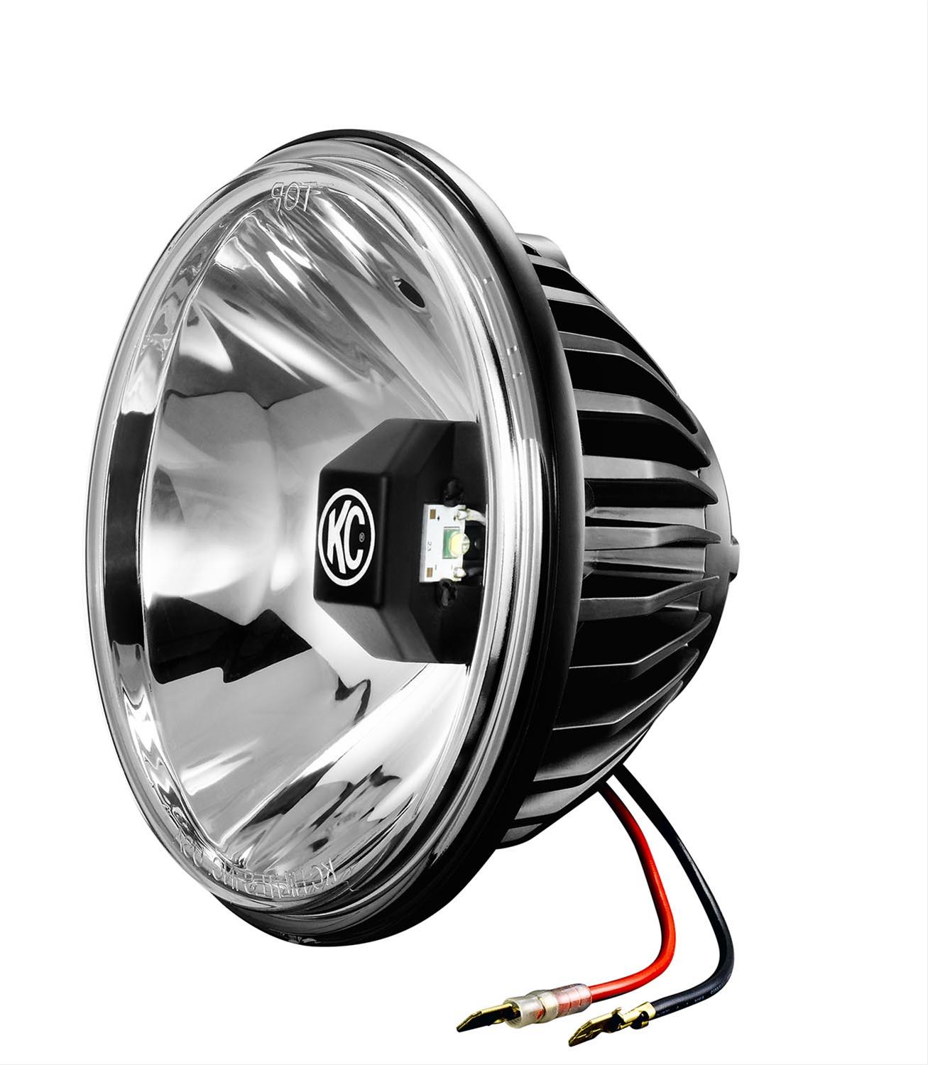 KC HiLiTES Gravity LED Driving Light Inserts 42053 Auxiliary Lights, Insert, 6 in. Round, Spread Beam, 20 watt, Clear Lens, Aluminum Housing, Each thumbnail 3