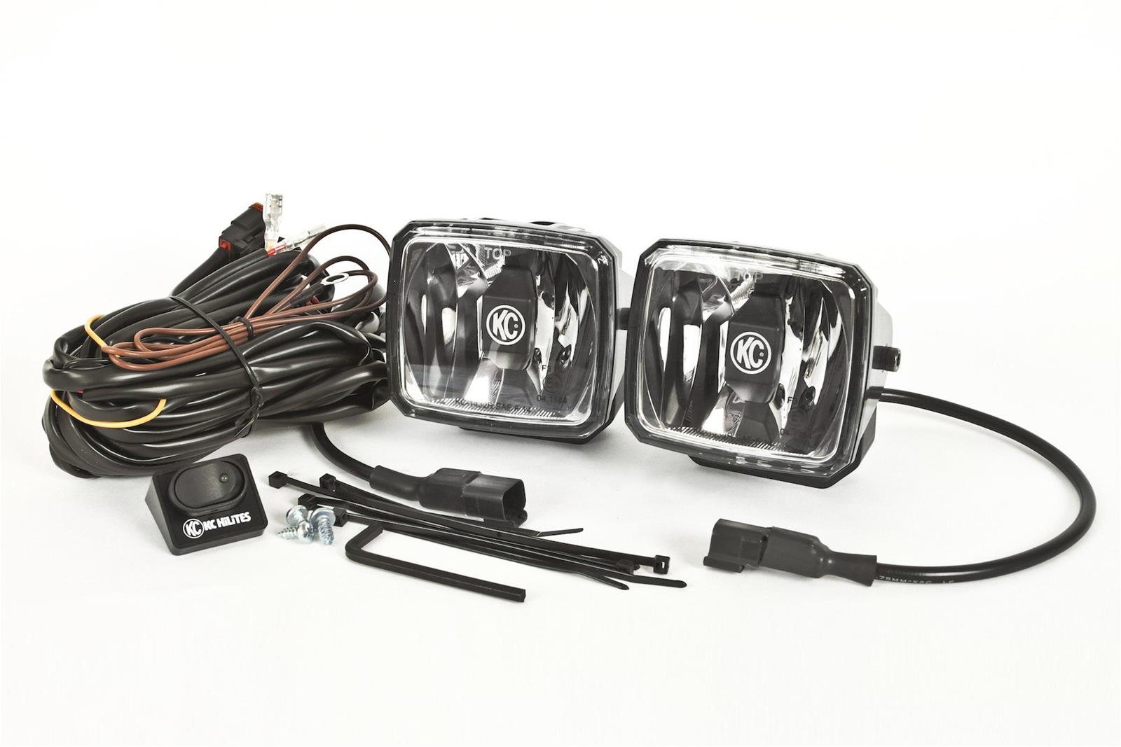 KC HiLiTES 431 KC HiLiTES Gravity LED Driving Lights Summit Racing