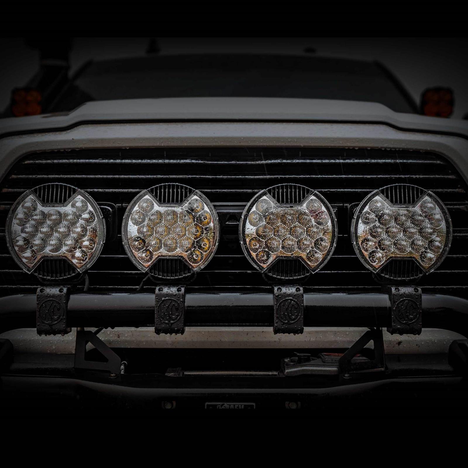 KC HiLiTES 5209 KC HiLiTES SlimLite LED Light Covers | Summit Racing
