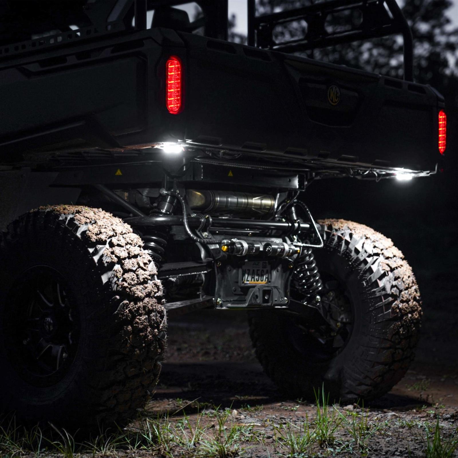 KC HiLiTES Cyclone V2 LED Lights 6331 Two-Light Add-On Kit - Clear - 2.5 Meters Long