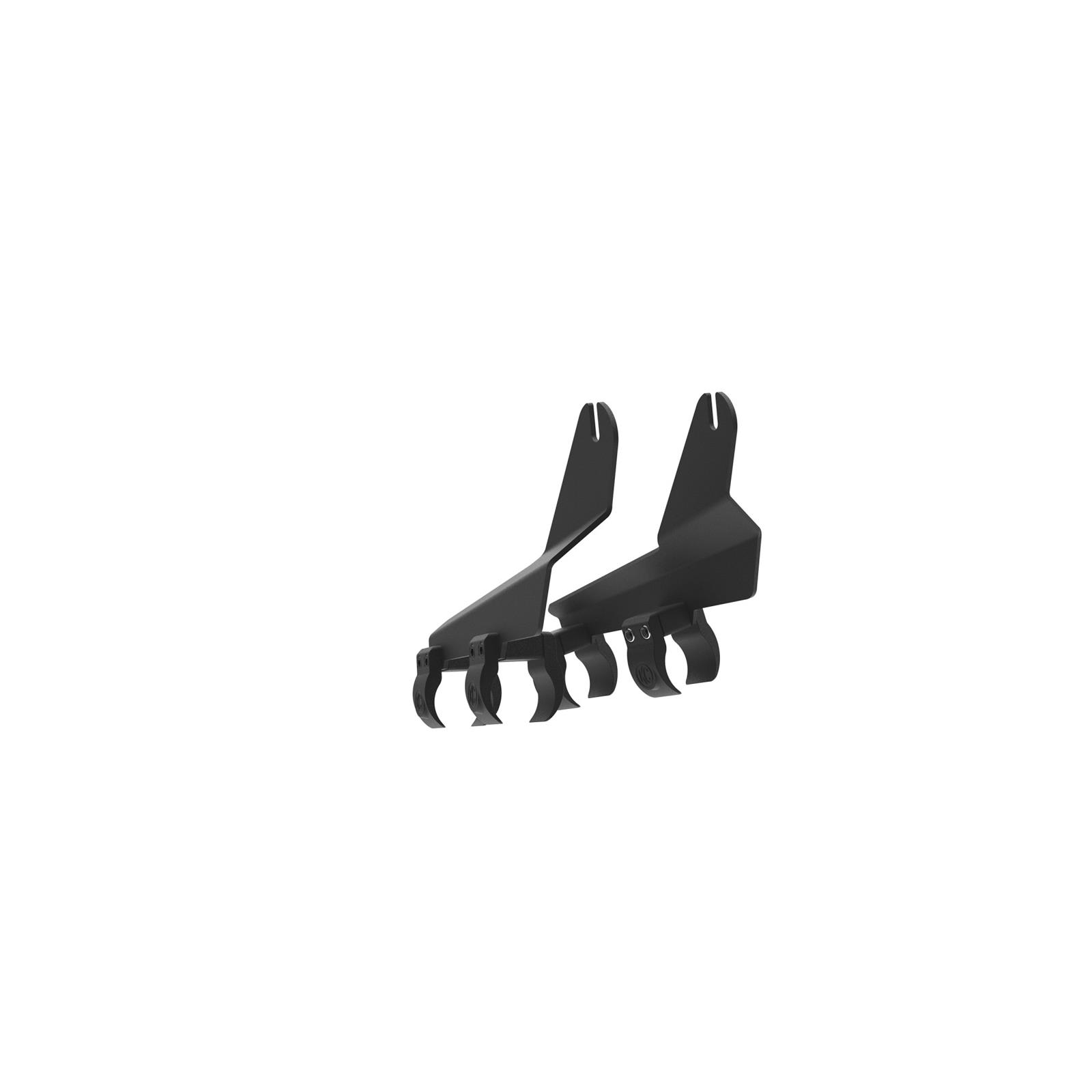 KC HiLiTES Gravity LED Light Bar Mounts 7338 Brackets, Steel, Black, Overhead, Accepts 45 in. Led Bar, Gen 1., Segway, Villain, Pair thumbnail 7