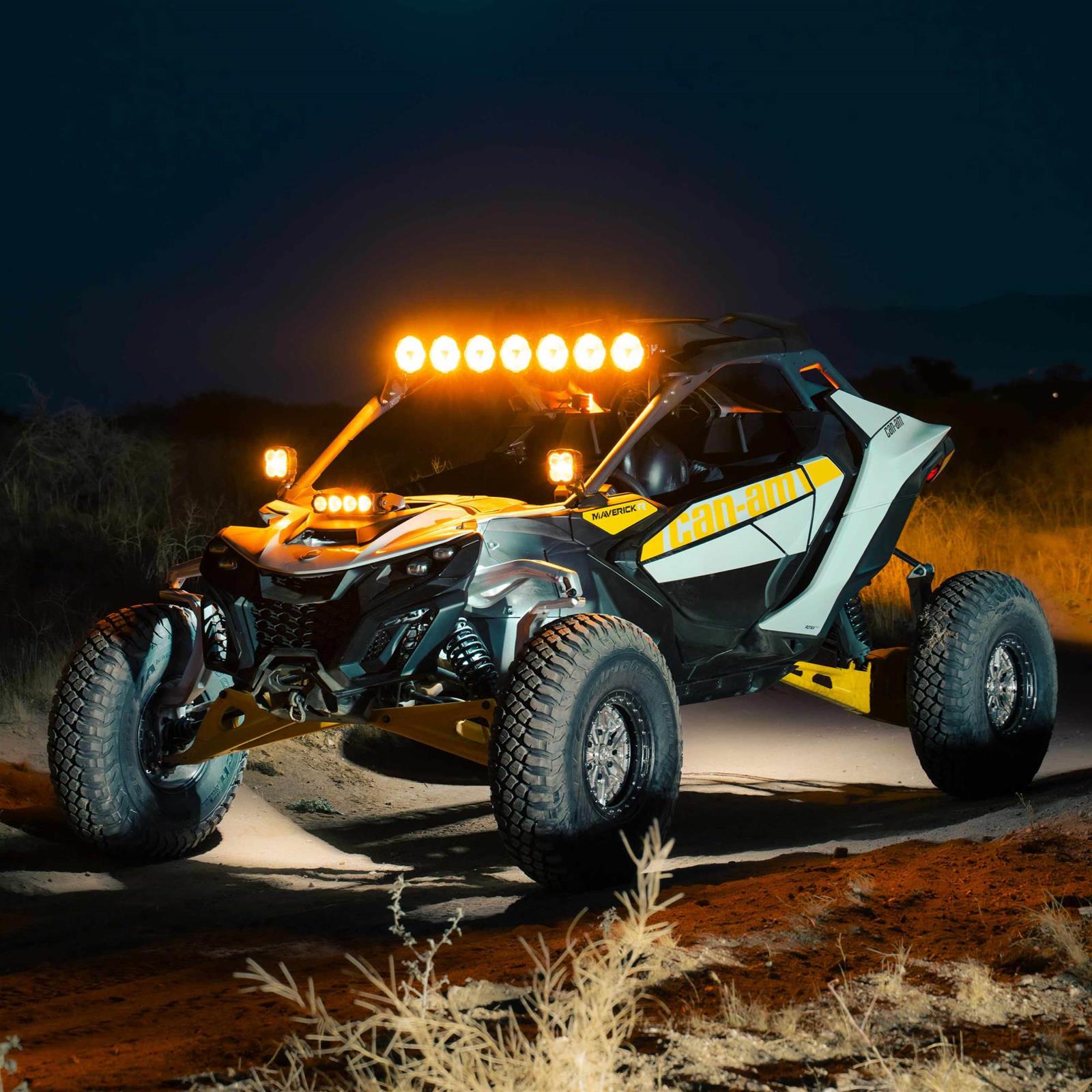 KC HiLiTES 24-25 Can-Am Maverick R 10in Flex Era LED Shock Tower Mount