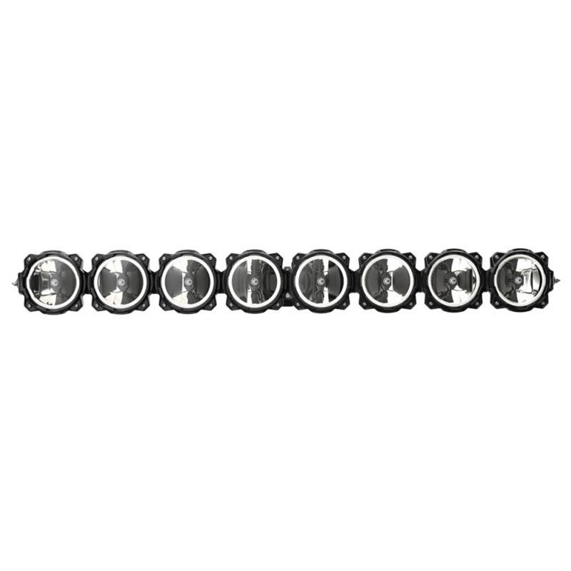 KC HiLiTES Gravity LED Pro6 Light Bar Kits 91337 Bar, Pro6, Lamp Style, Round, Clear Bulb and Lens, Black Housing, Upper Windshield Mount, Jeep, Wrangler, Each thumbnail 8