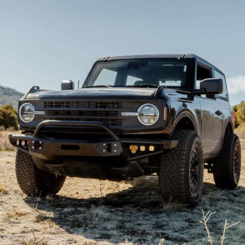 KC HiLiTES Flex ERA LED Hybrid Front Bumper Light Kits 97169 Auxiliary Lights, FLEX ERA® SAE, Bumper, Ford Bronco, Kit