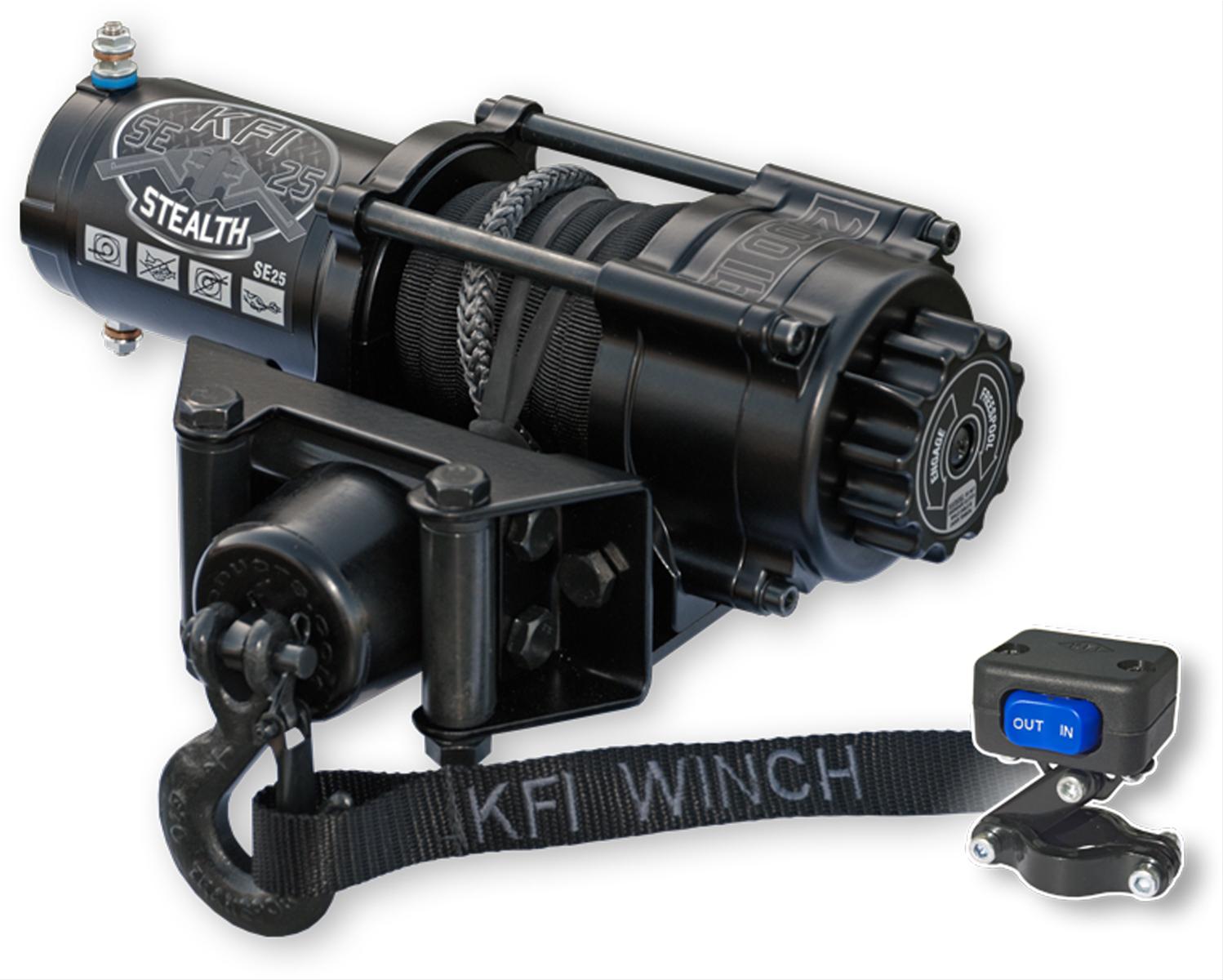KFI Products SE25 KFI Products ATV 2500 Stealth Winches Summit Racing
