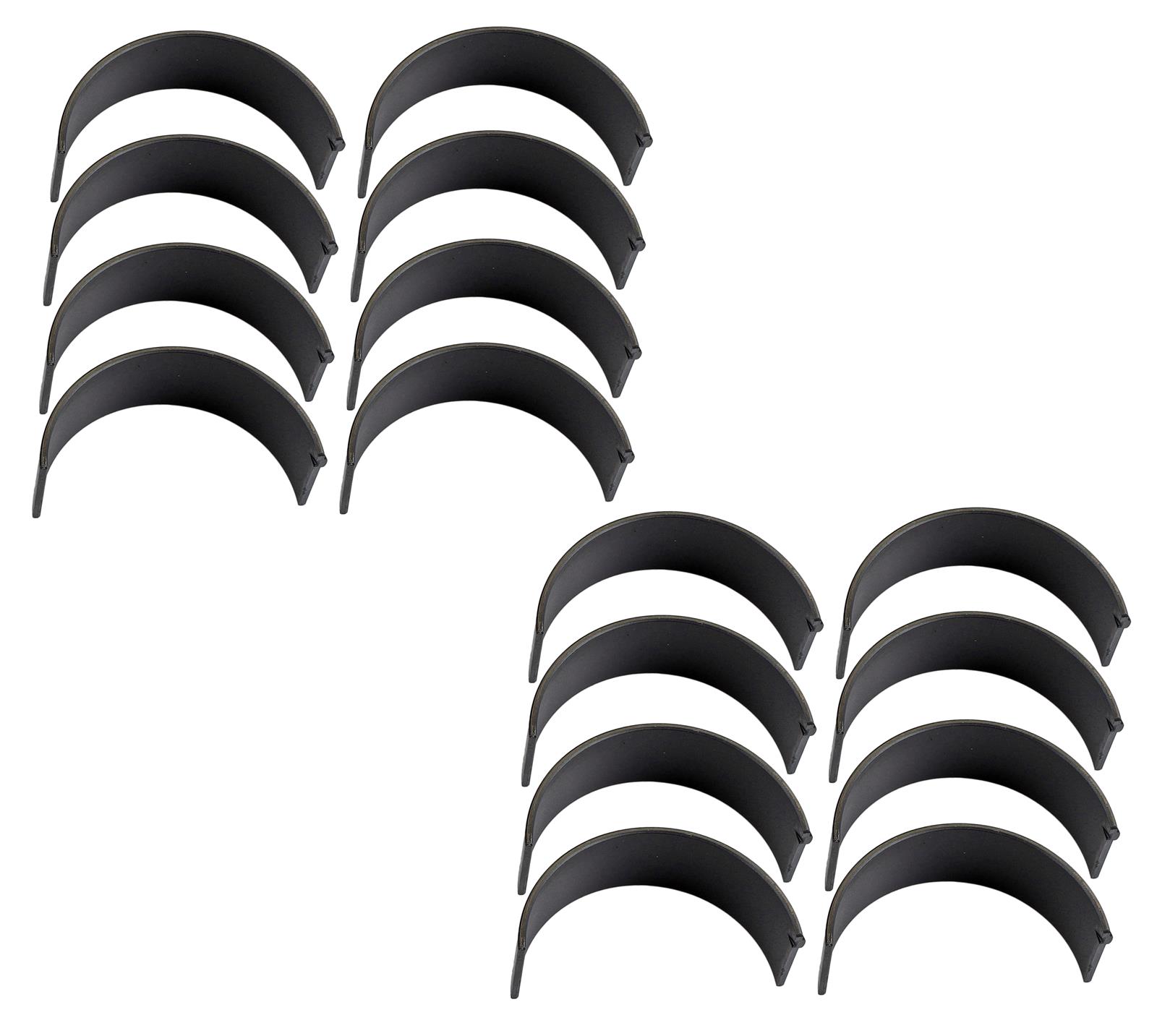 King XP-Series Coated Rod Bearings CR 803XPNC Bearings, Coated, Copper/Lead/Nickel, Standard Size, Chevy, 265, 283, 302, 327, Set of 8