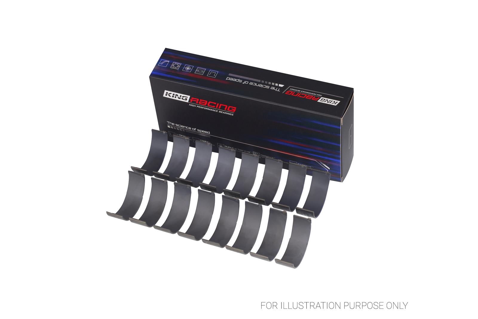 King Engine Bearings CR 805XPN King XP-Series Rod Bearings