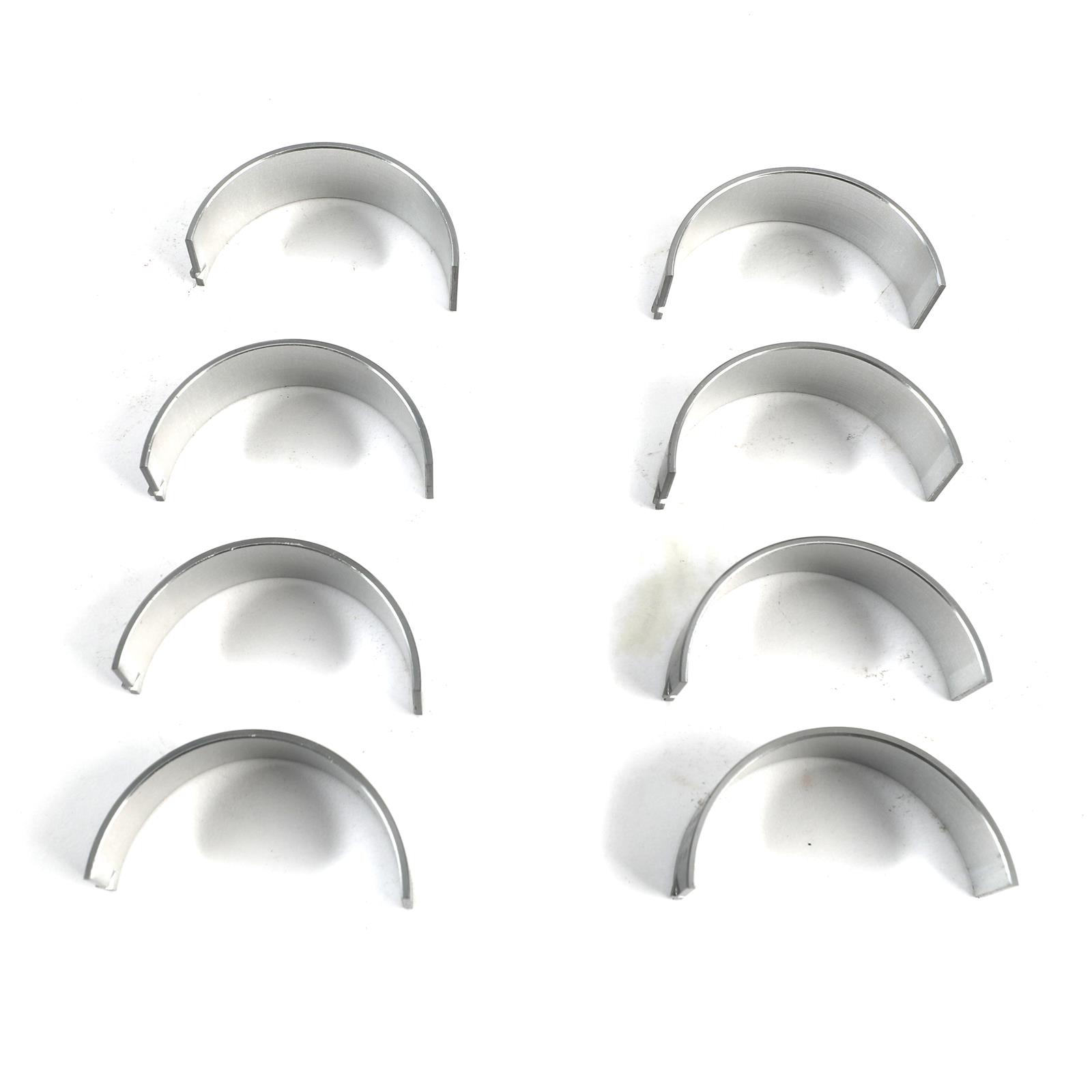 King HP-Series Rod Bearings CR 807HPN 011 Bearings, HP-Series, .011 in. Crankshaft Undersize, Bi-metal, Silicon Aluminum, Large Journal, Chevy, Small Block, Set of 8