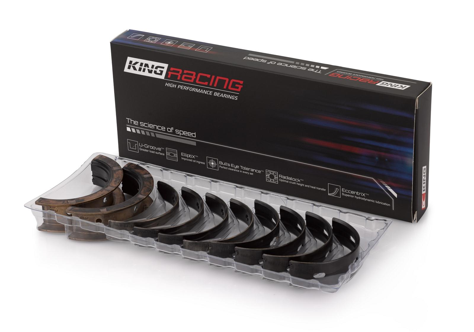King Engine Bearings® BJDV-MB557HP KING BEARINGS MB 557HP SBC 350 Main Bearing Set