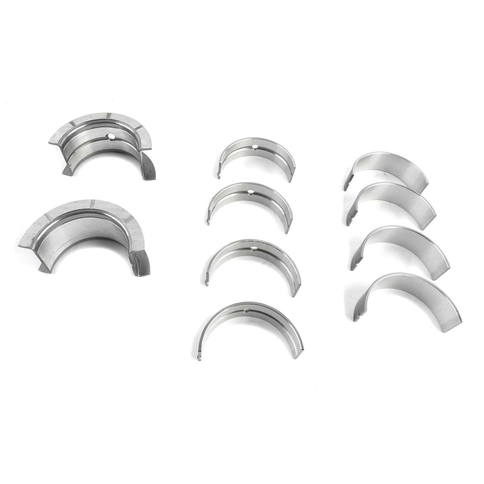 King SI-Series Main Bearings MB 556SI Bearings, 1/2 Groove, Standard Size, Bi-metal, Silicon Aluminumn, Chevy, Big Block, Set of 5