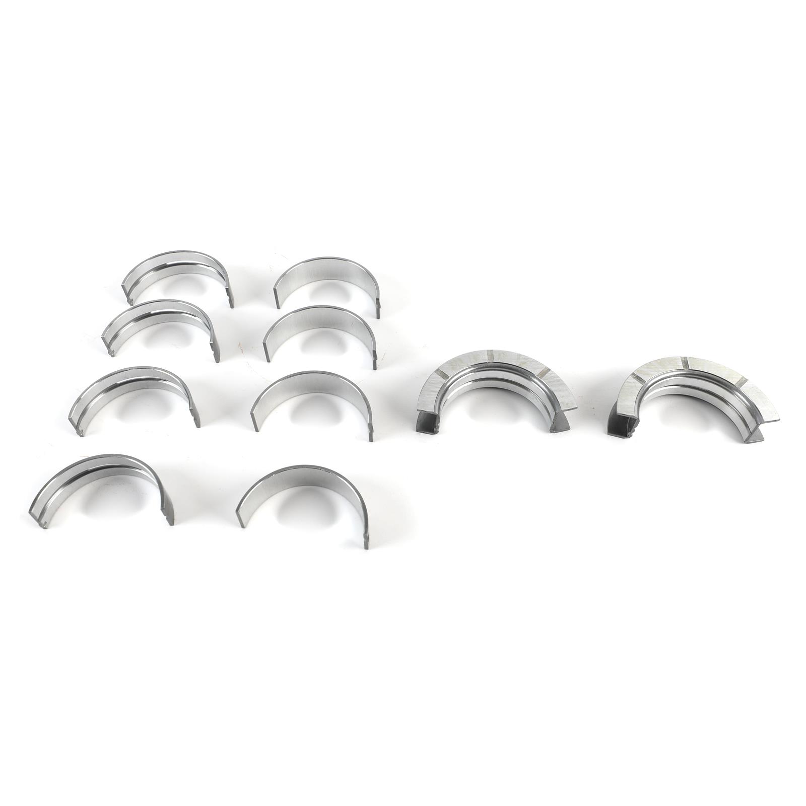 King SI-Series Main Bearings MB5650SI 010 Bearing, HP-Series, Silicon Aluminum, 0.010 in. Crankshaft Undersize, Ford, 429, 460, Set of 5