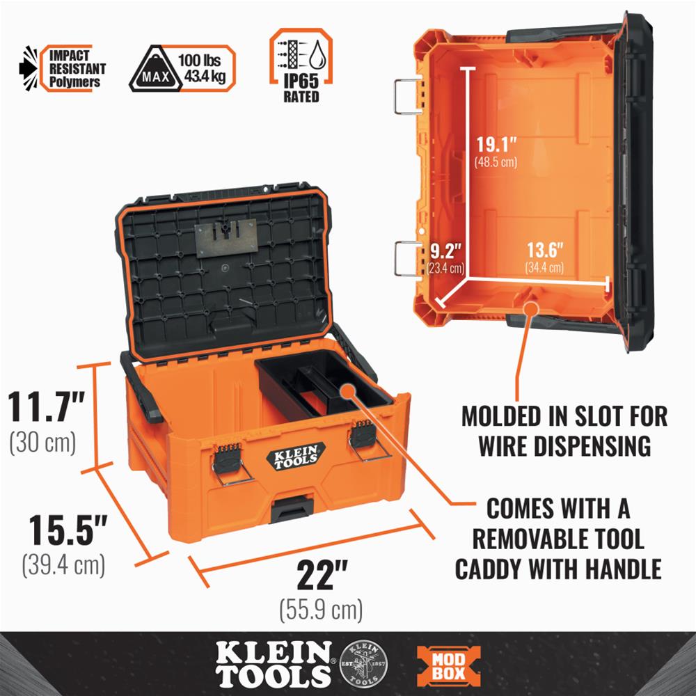 Klein Tools 54803MB Klein Tools MODbox Medium Toolboxes | Summit