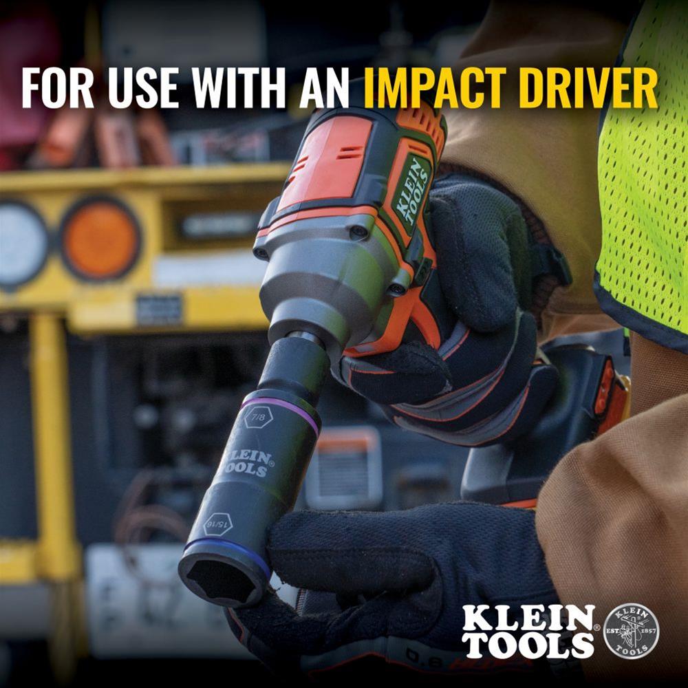 Klein Tools 66070 Klein Tools Flip Impact Socket Sets | Summit Racing