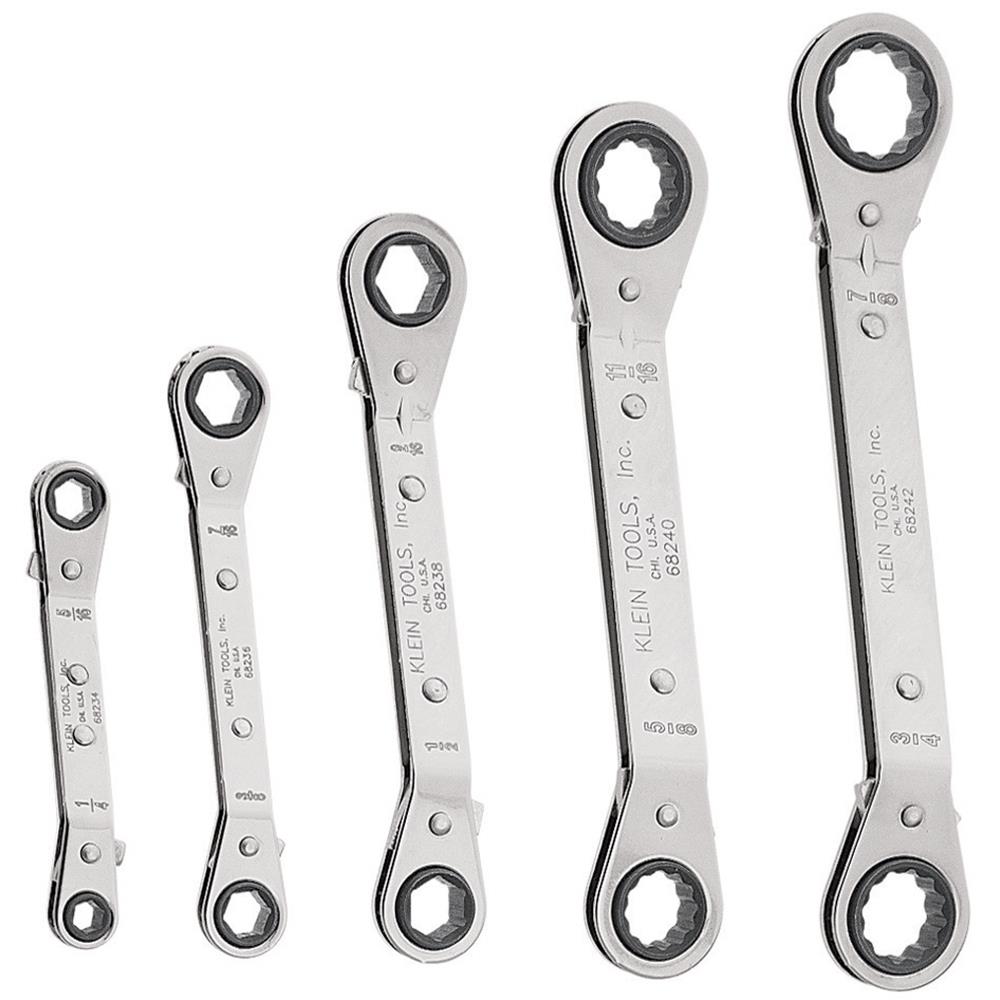 Klein Tools 68245 Klein Tools Reversible Ratcheting Offset Box