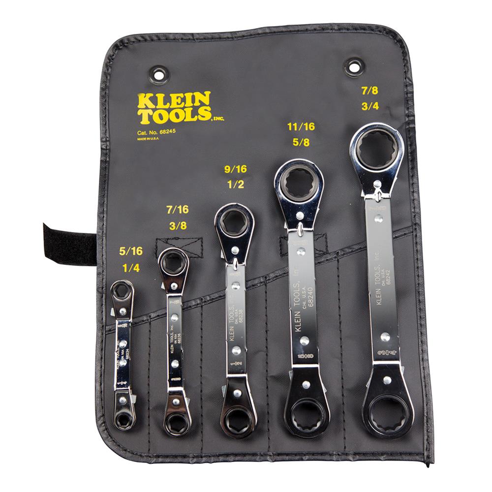 Klein Tools 68245 Klein Tools Reversible Ratcheting Offset Box