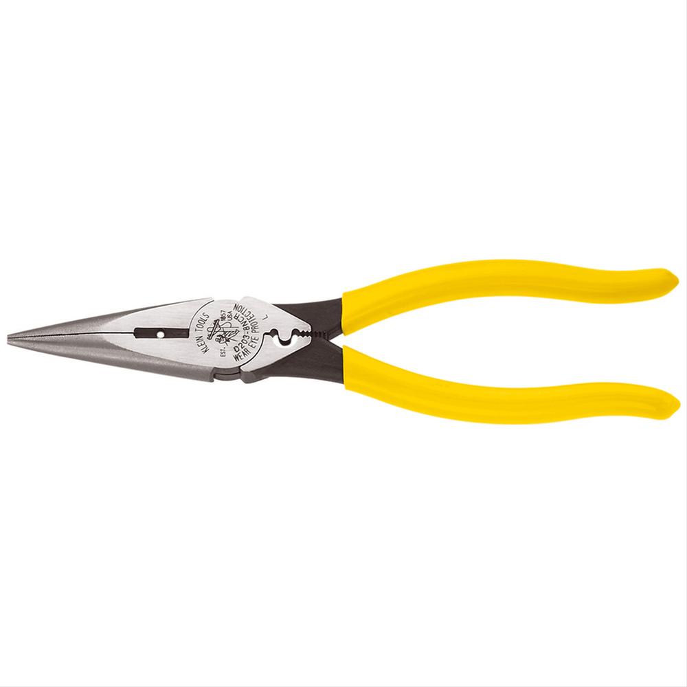 Klein Tools D2038NCR Klein Tools HeavyDuty SideCutting LongNose