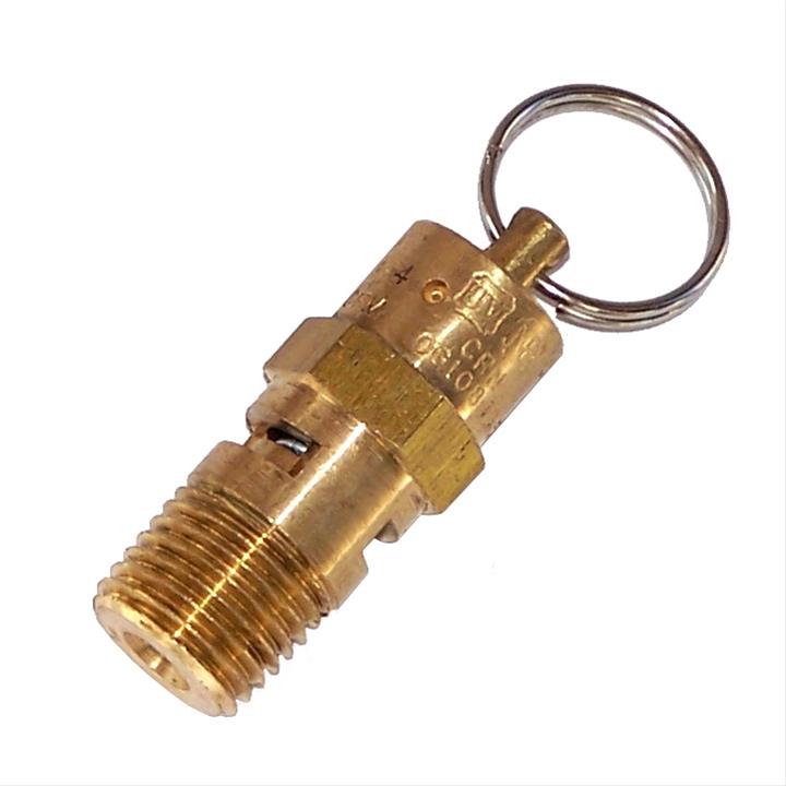 Kleinn Safety Valve - 1/4In M NPT - 250 PSI Rated Pop-Off Valve