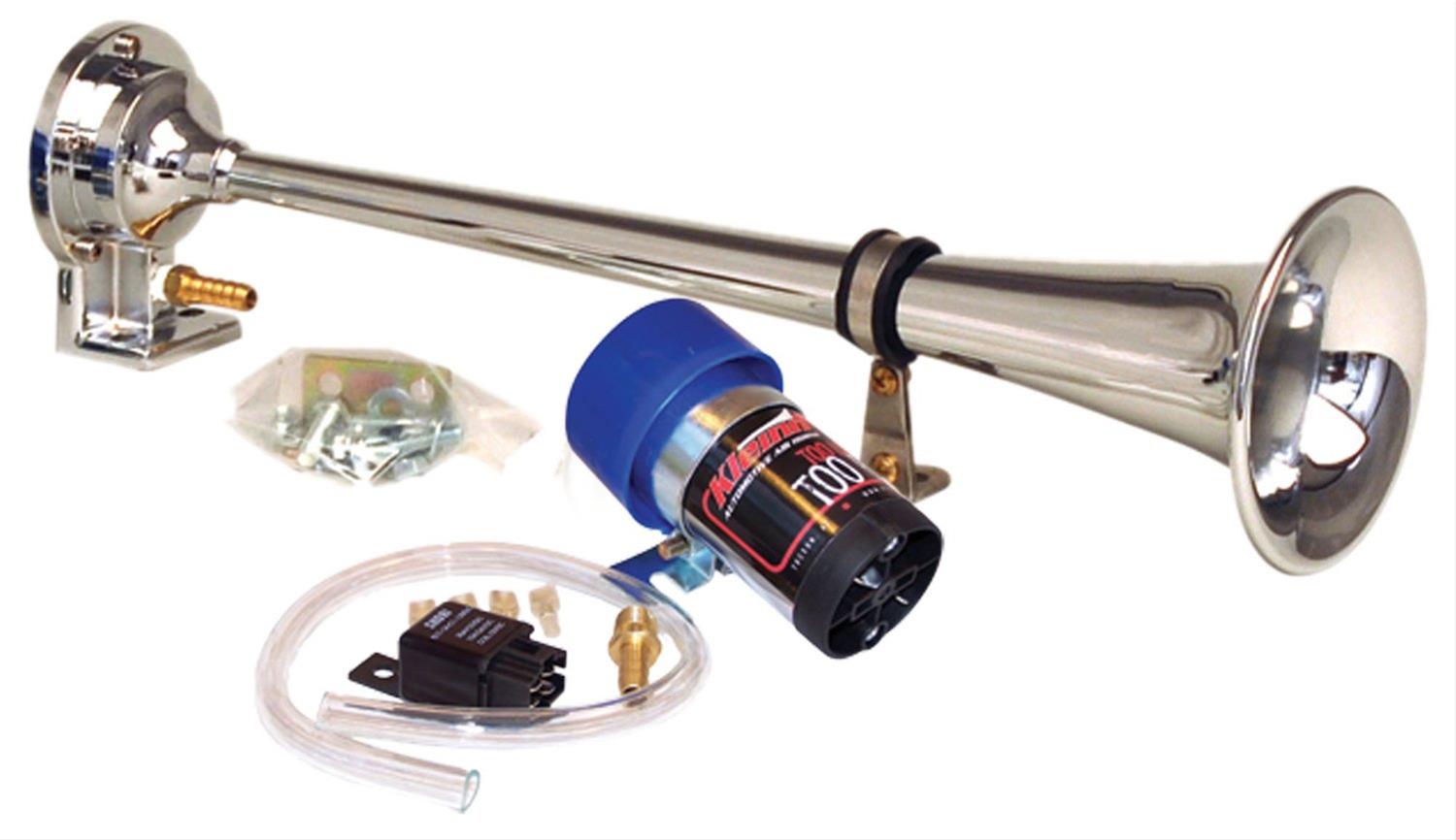 Includes Compressor Kleinn Horns Direct Drive Dual Air Horn Kit Relay And T...