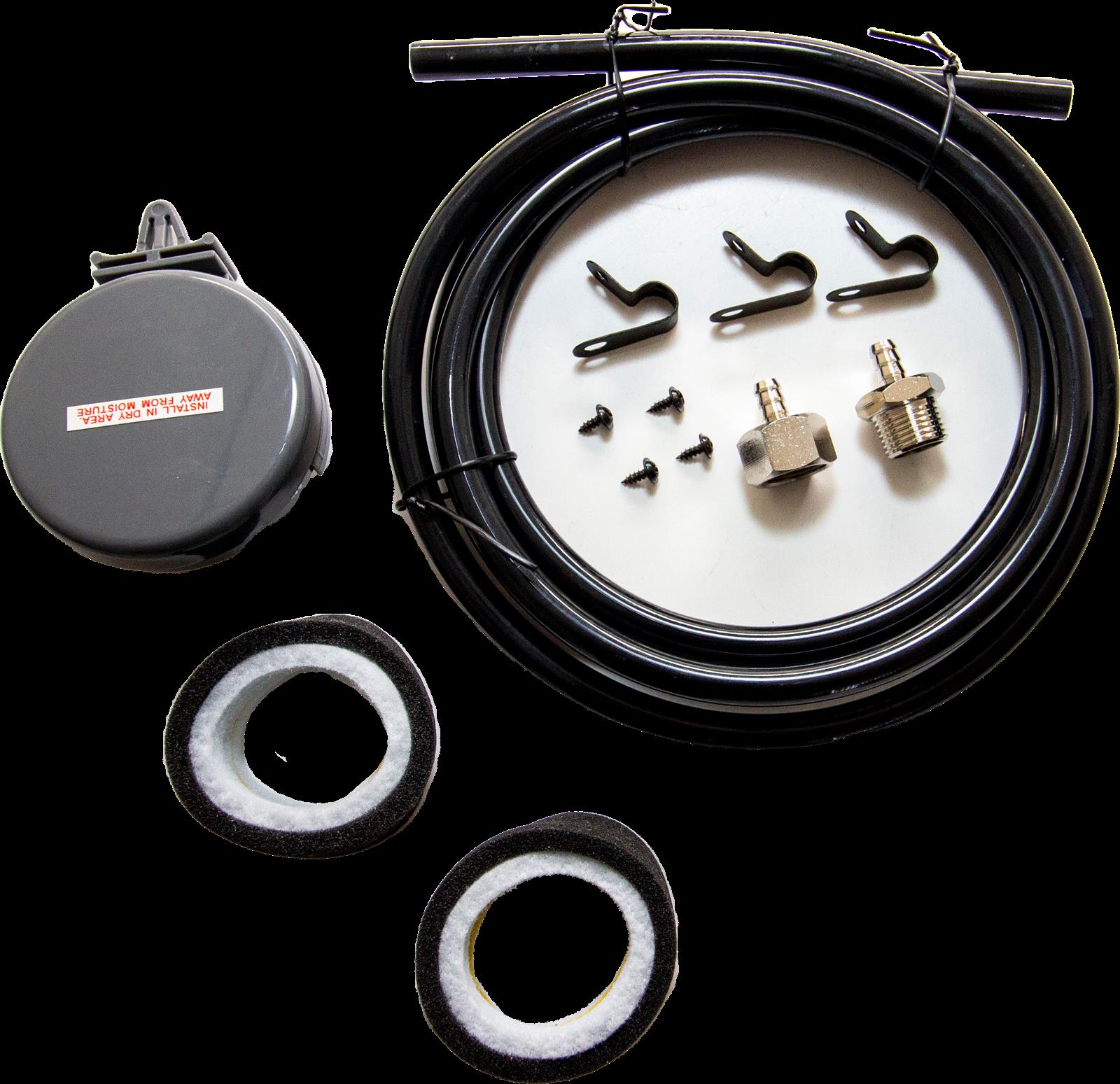 Kleinn 3/8In Snorkel Kit w/ Air Filter/ Spare Elements/ / Snorkel Tubing