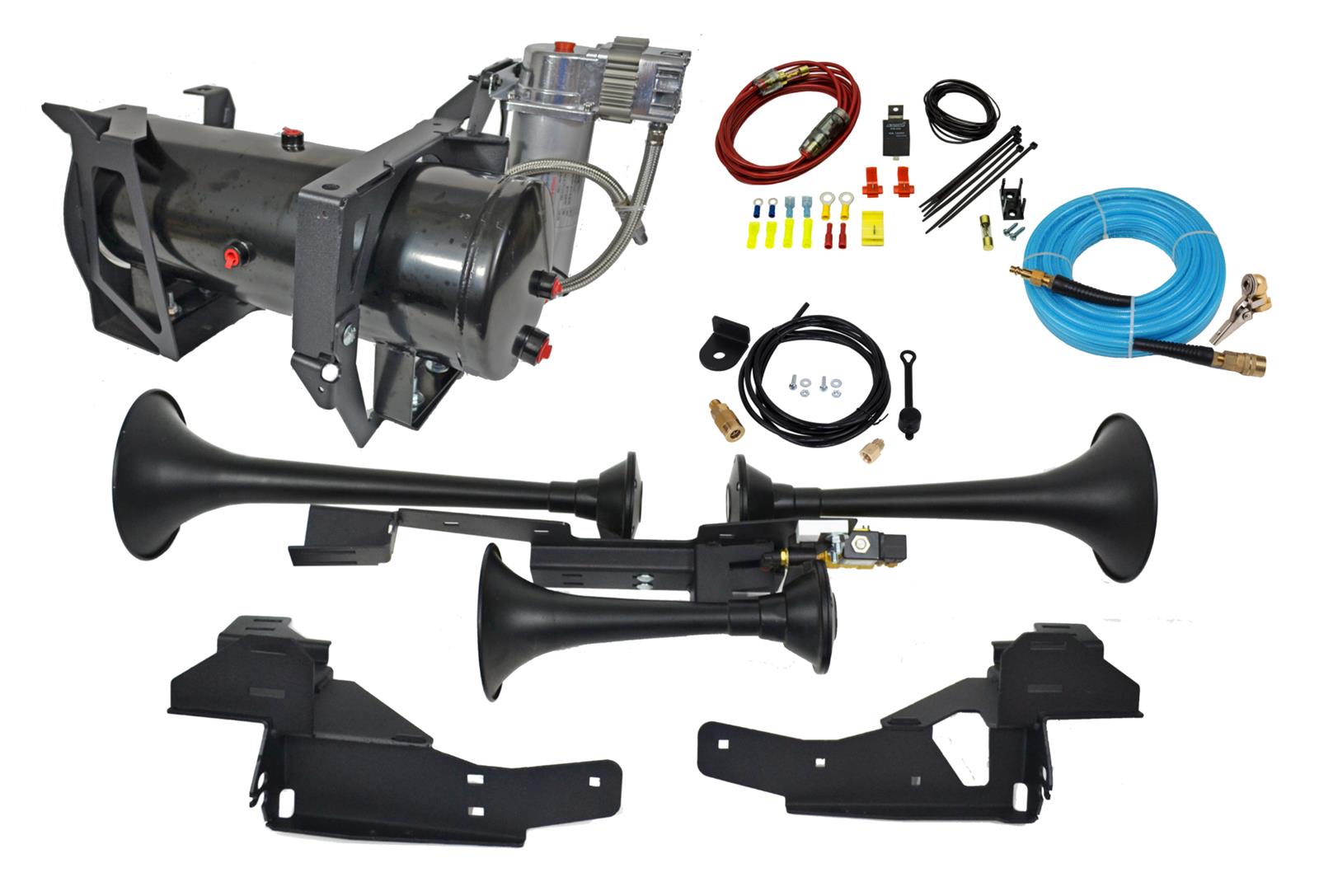 Kleinn Air Horns GMHD734 Kleinn BoltOn Triple Air Horn Kits Summit Racing