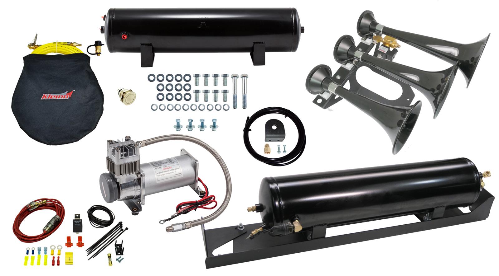 Kleinn 17-26 Ford F-250/ F-350/ F-450 Onboard Air System w/ Model 230 Horns
