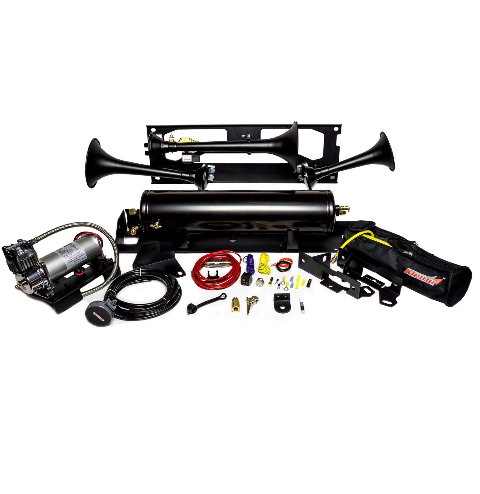 Kleinn 17-22 Ford F-250/ F-350/ F-450 Onboard Air System w/ Model 730 Horns thumbnail 2