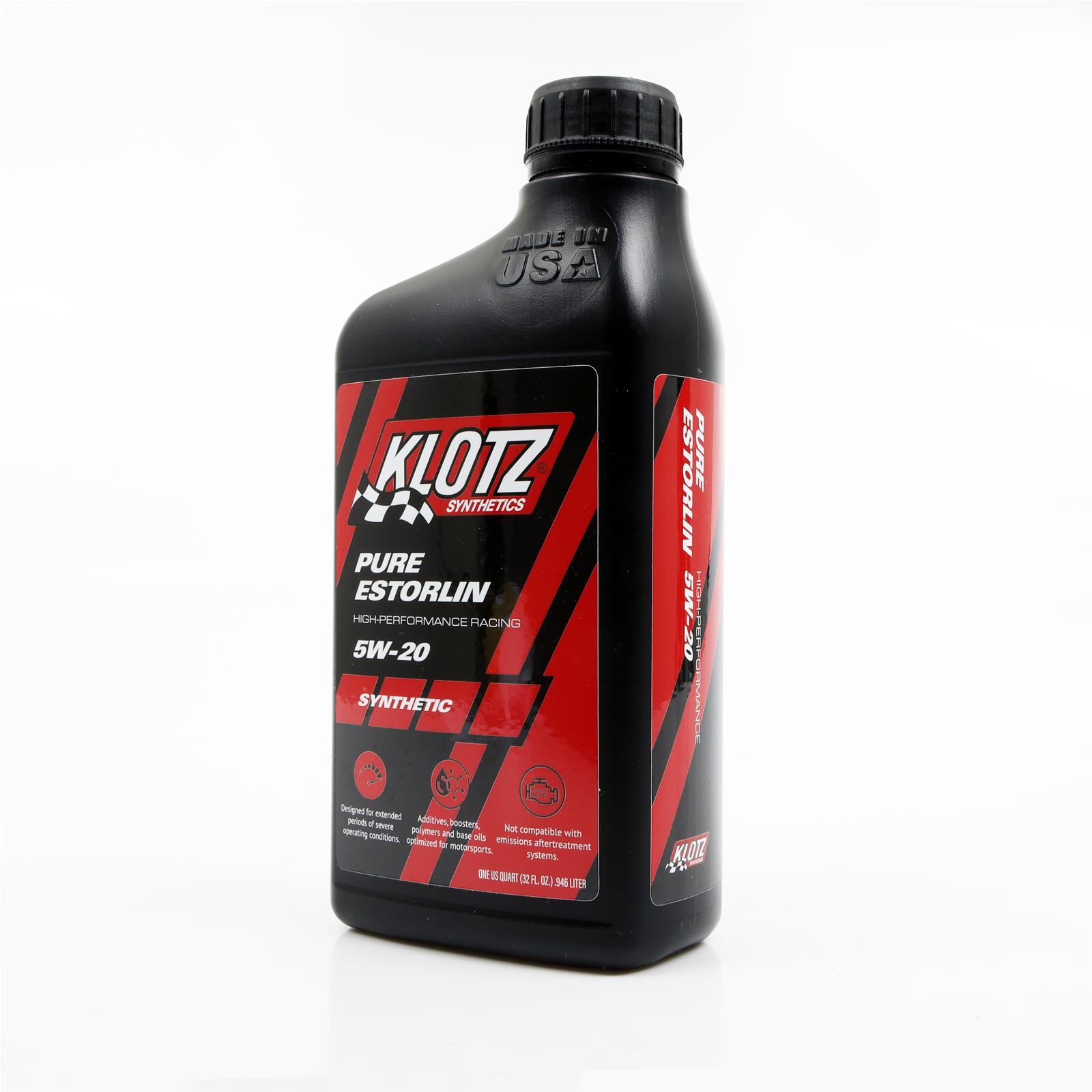 5w20 Klotz Synthetic Racing Estorlin Lubricant KE-925 Engine Oil, Estorlin, Synthetic, 5W20, 1 qt., Each thumbnail 4