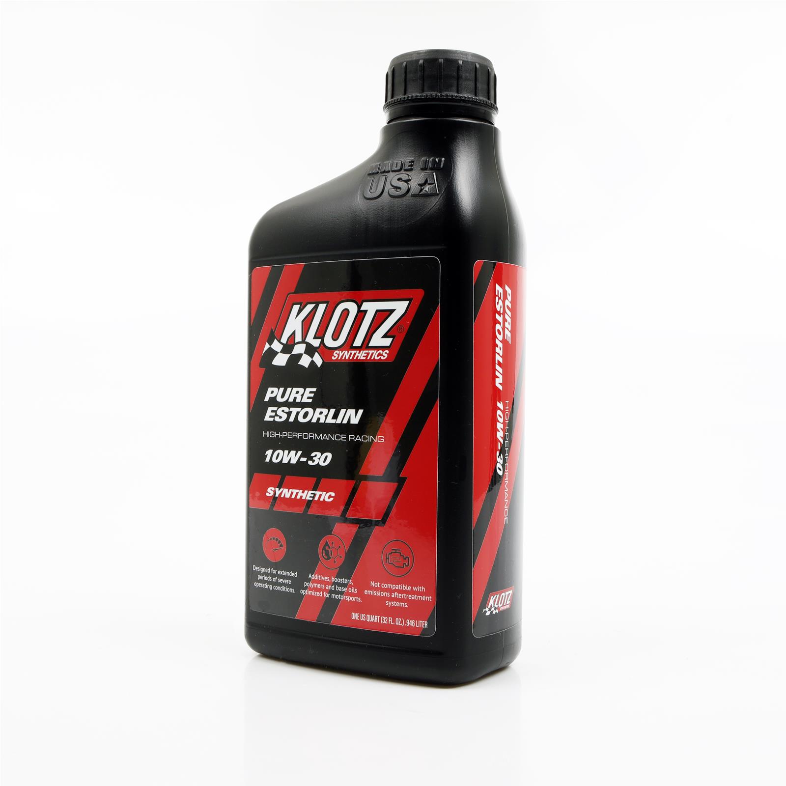 10w30 Klotz Synthetic Racing Estorlin Lubricant KE-930 Engine Oil, Estorlin, Synthetic, 10W30, 1 qt., Each thumbnail 4