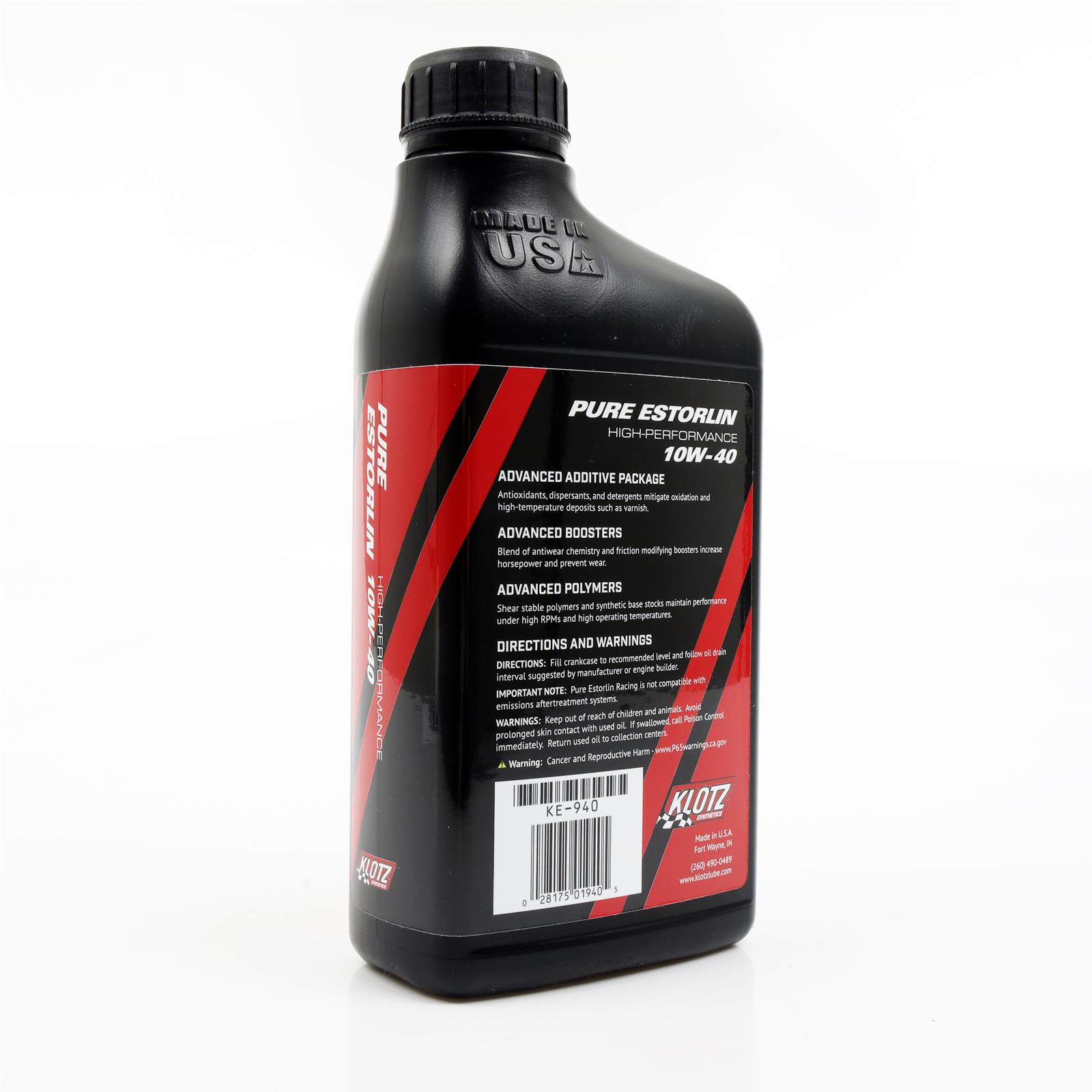 Klotz KE-940 Klotz Synthetic Racing Estorlin Lubricant | Summit Racing