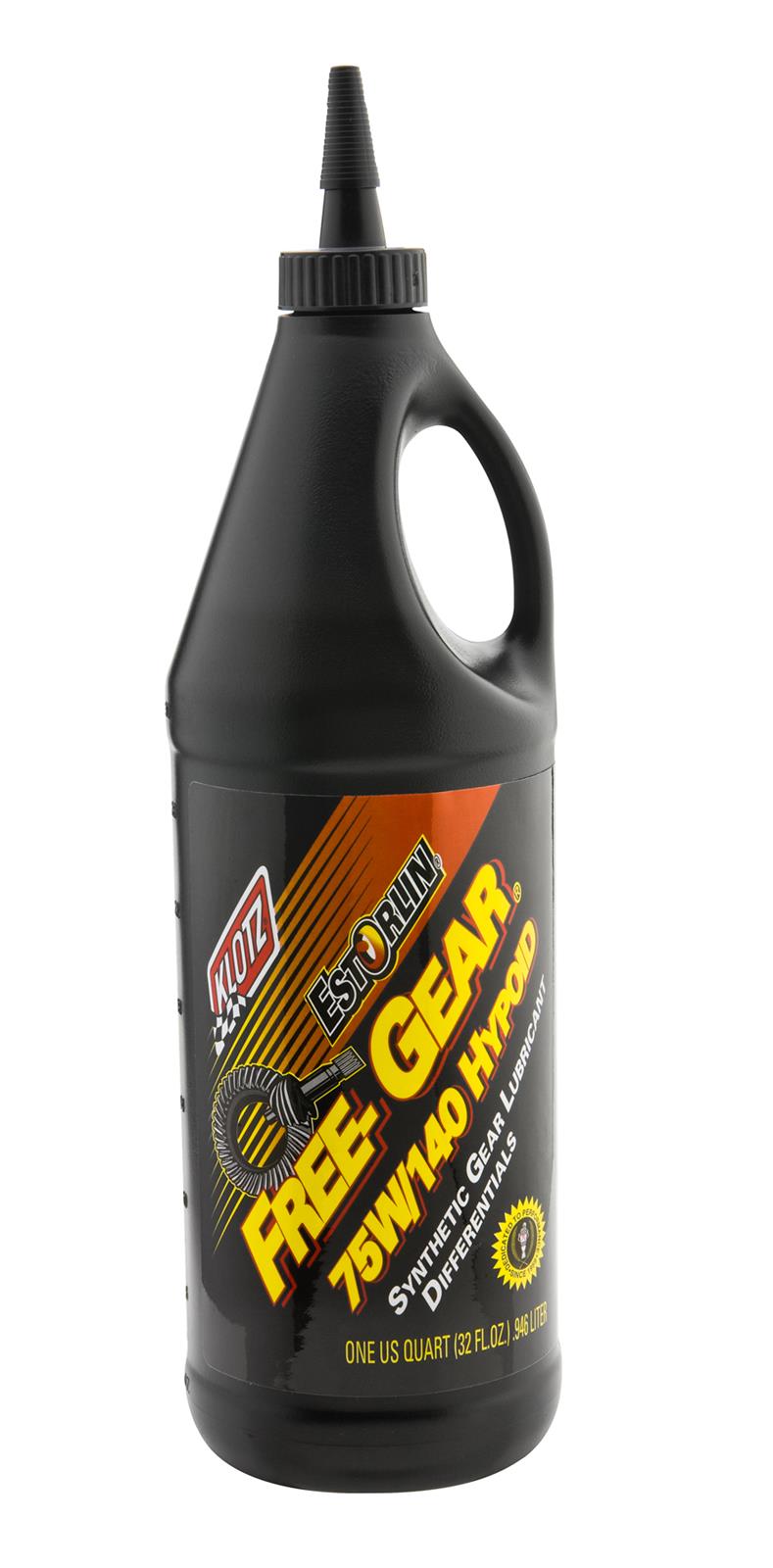 75W140 Klotz Synthetic FREE-GEAR Hypoid Gear Lubricant KE-994 Lube, FREE-GEAR, Hyphoid, Synthetic, 75W140, 1 qt., Each