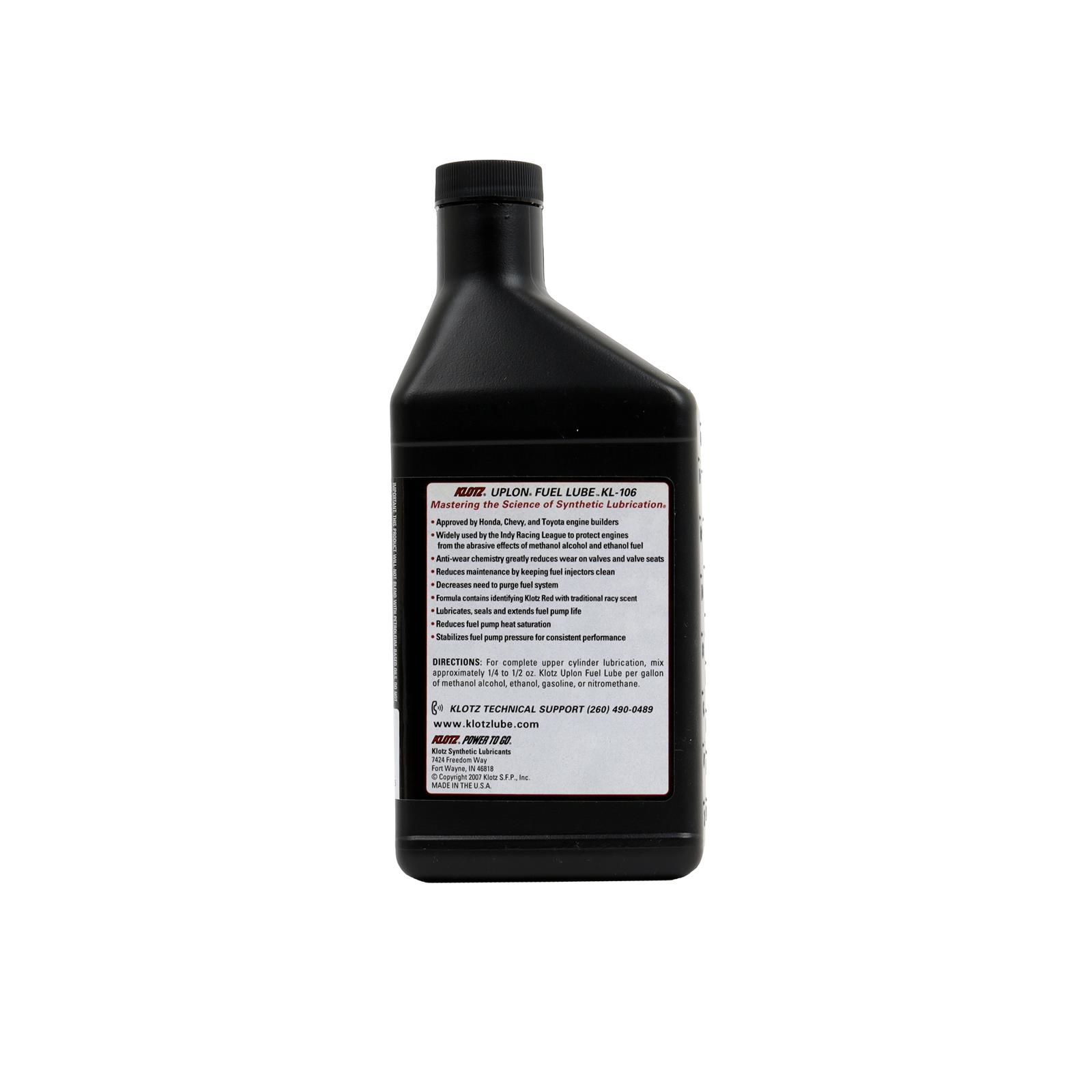 Klotz KL-106 Klotz Synthetic Uplon Fuel Lubricant | Summit Racing