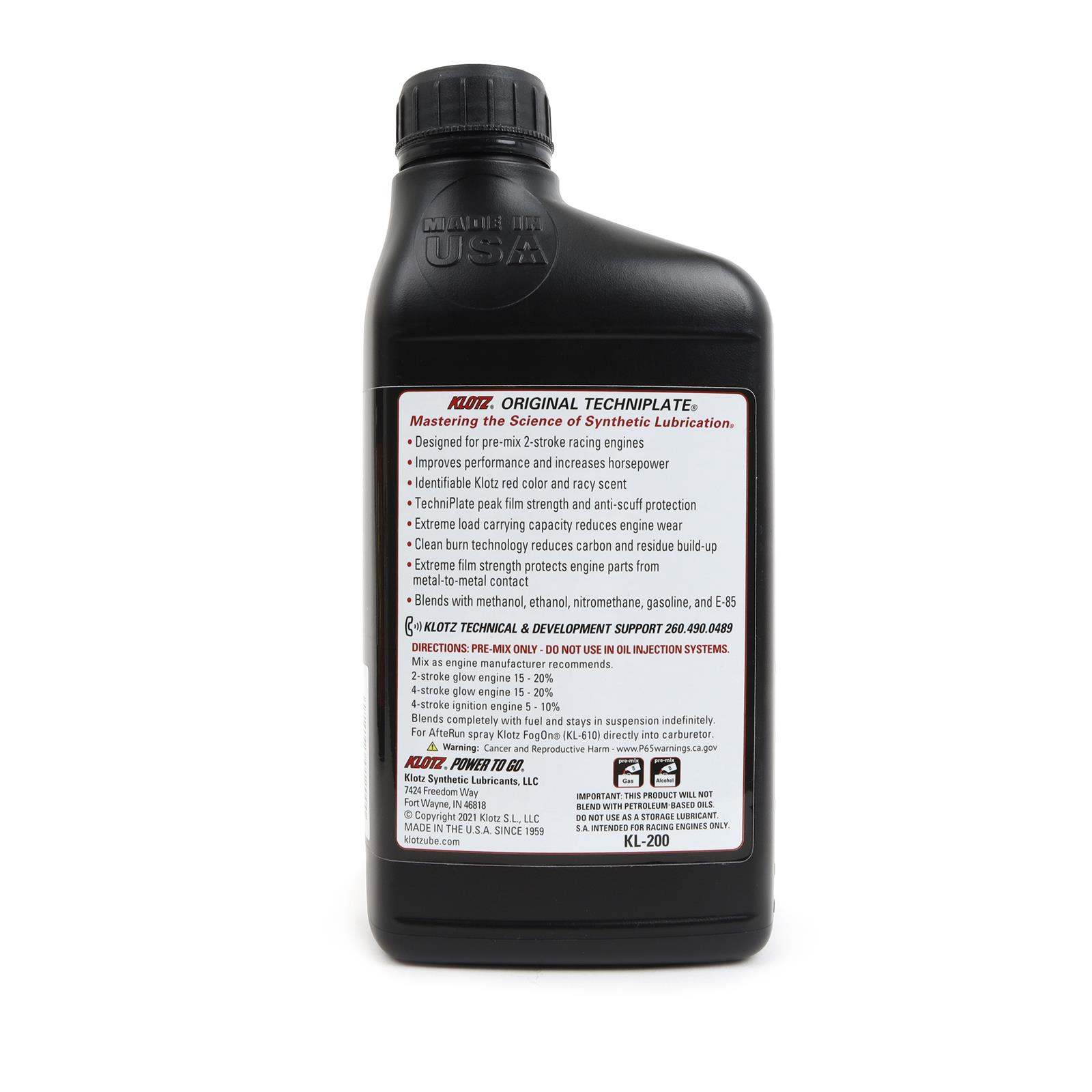 Klotz KL-200 Klotz Synthetic Original TechniPlate Lubricant