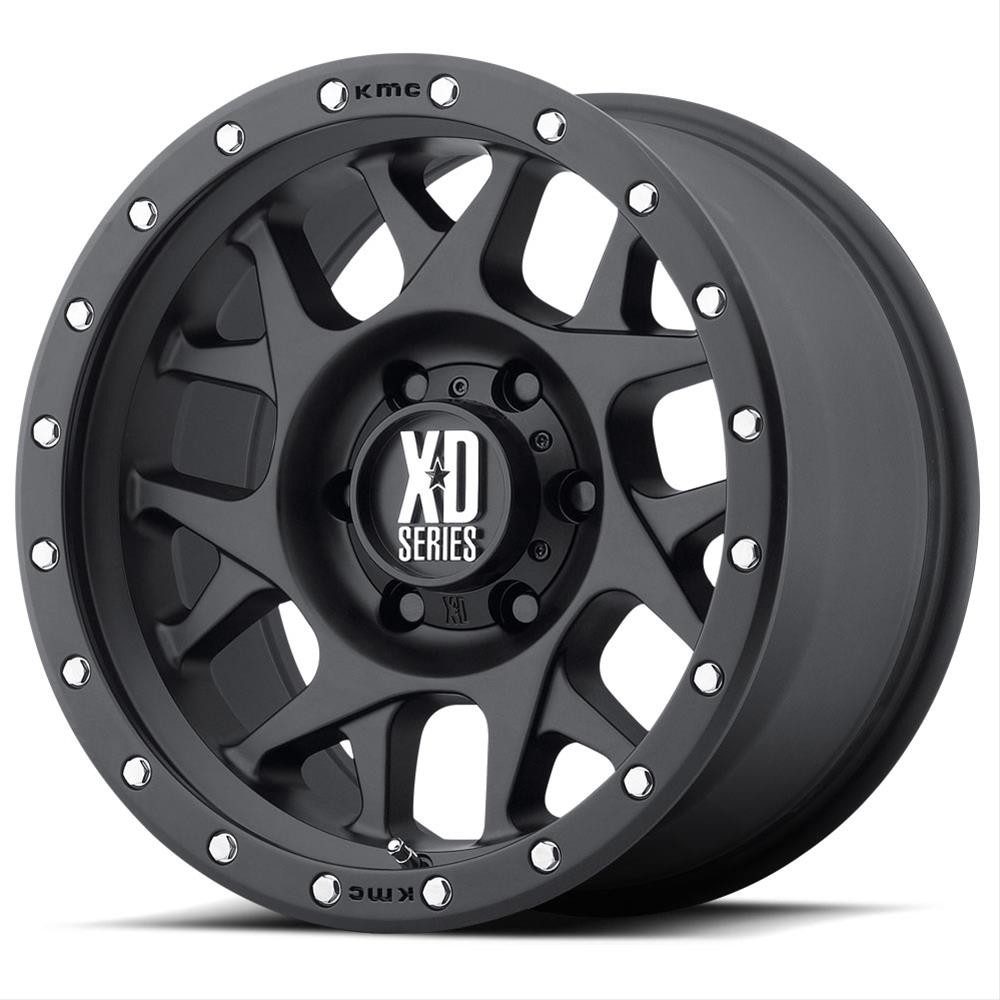 KMC XD12779050712N KMC XD127 Bully Satin Black Wheels | Summit Racing