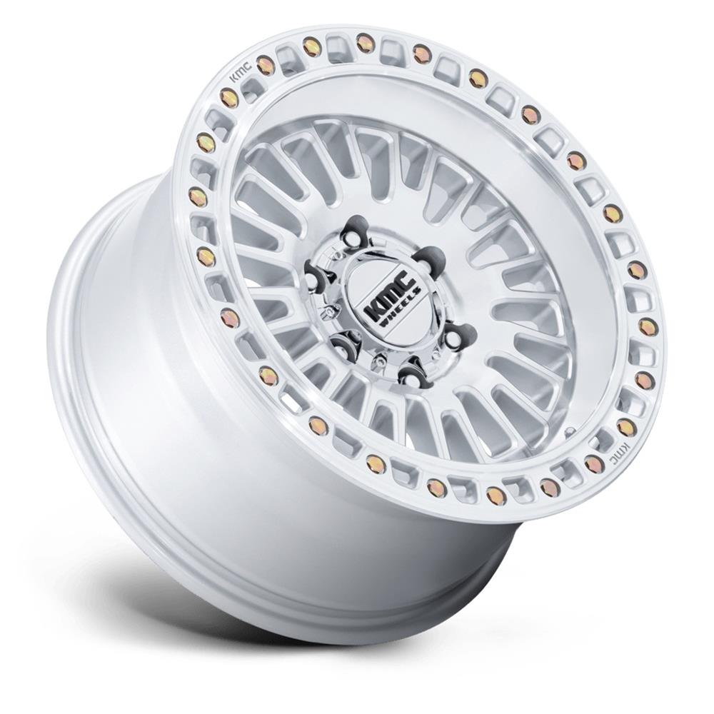 KMC KM554SD17856300 KMC KM554 Aztec Gloss Silver Wheels with