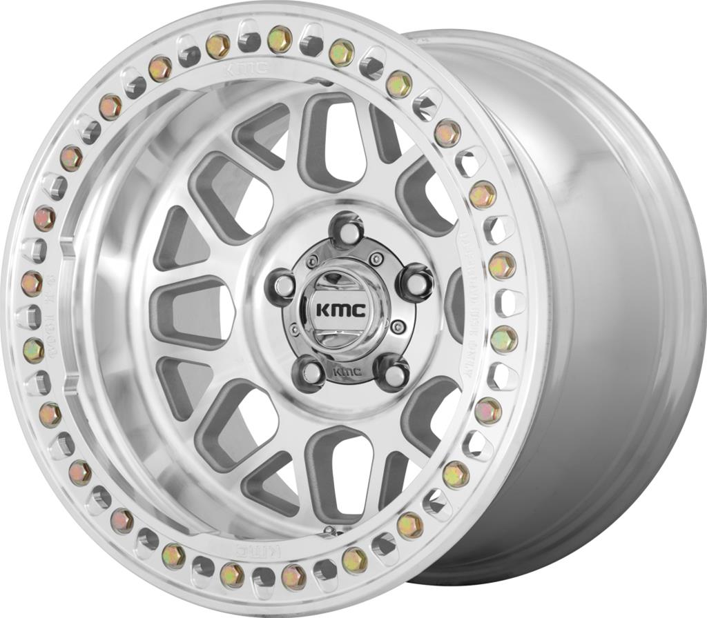 KMC KM235 Grenade Crawl Series Machined Beadlock Wheels