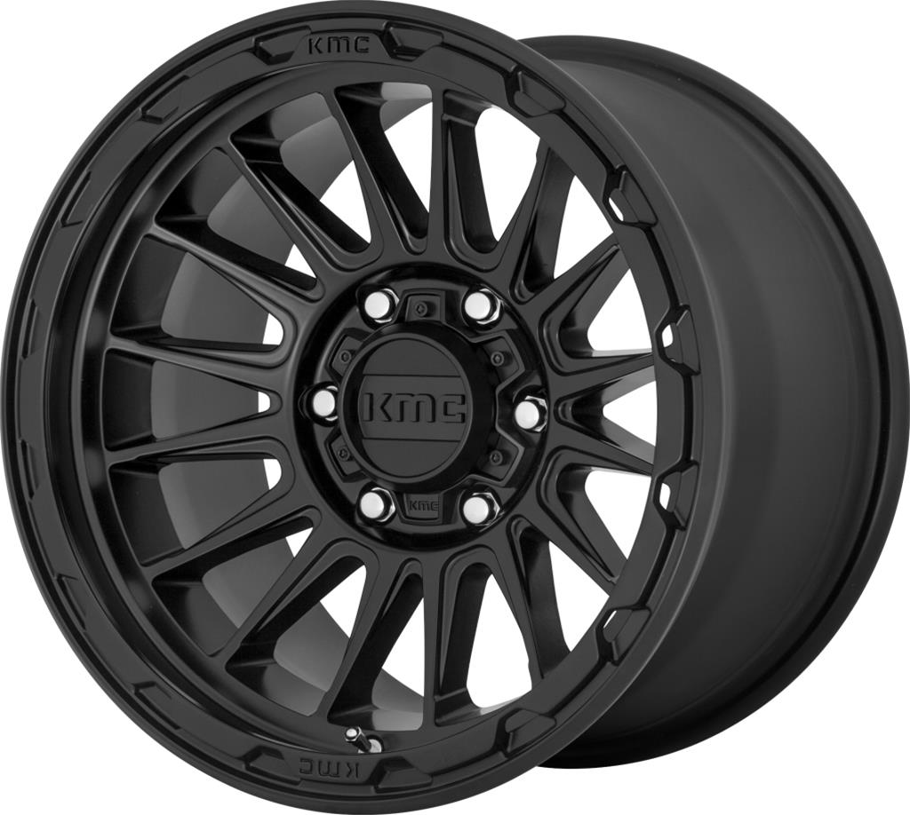 KMCホイール KMC KM54278062735 KMC KM542 Impact Series Satin Black Wheels