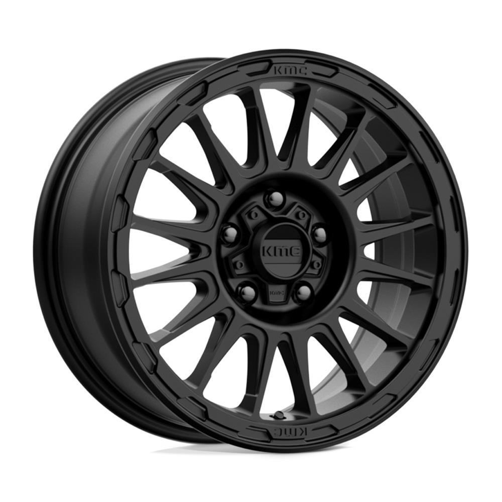 KMC KM54279050718 KMC KM542 Impact Series Satin Black Wheels