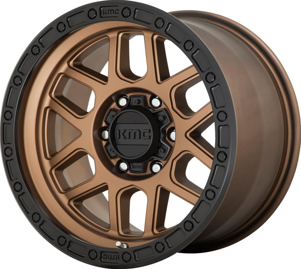 KMC KM54479058612N KMC KM544 Mesa Matte Bronze Wheels with Gloss Black ...