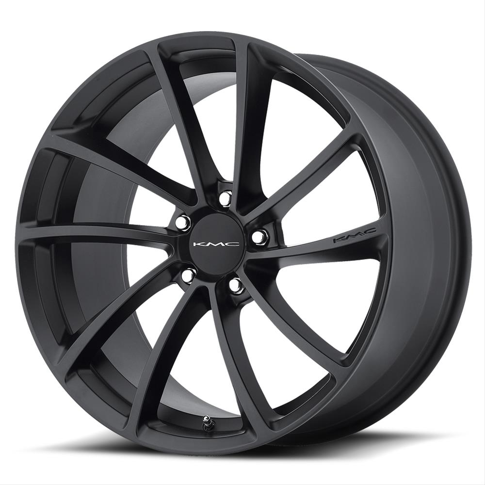 KMC KM69128512735 KMC KM691 Spin Satin Black Wheels | Summit Racing