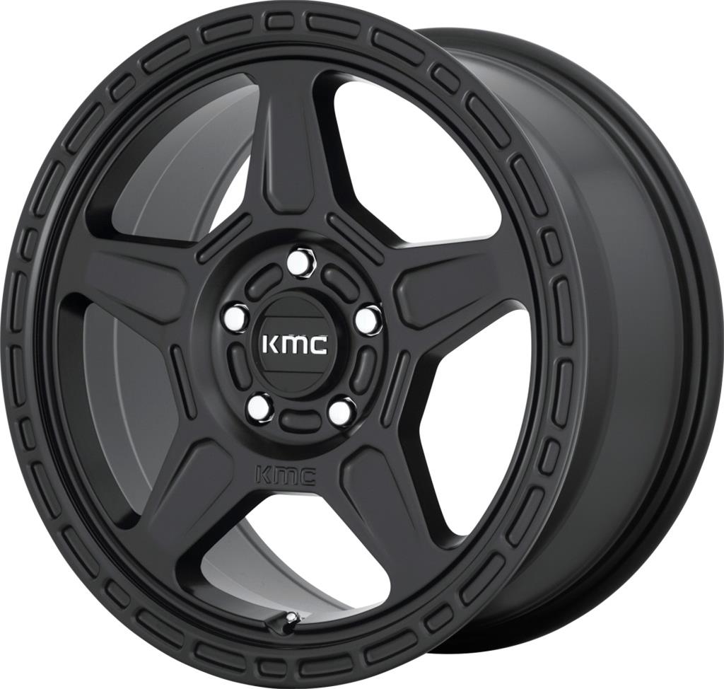 KMC KM72178012738 KMC KM721 Alpine Satin Black Wheels | Summit Racing