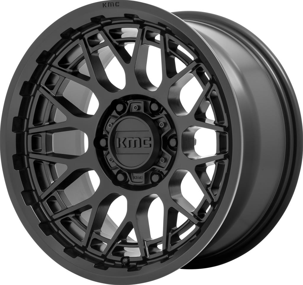 KMC KM72229068700 KMC KM722 Technic Satin Black Wheels | Summit Racing