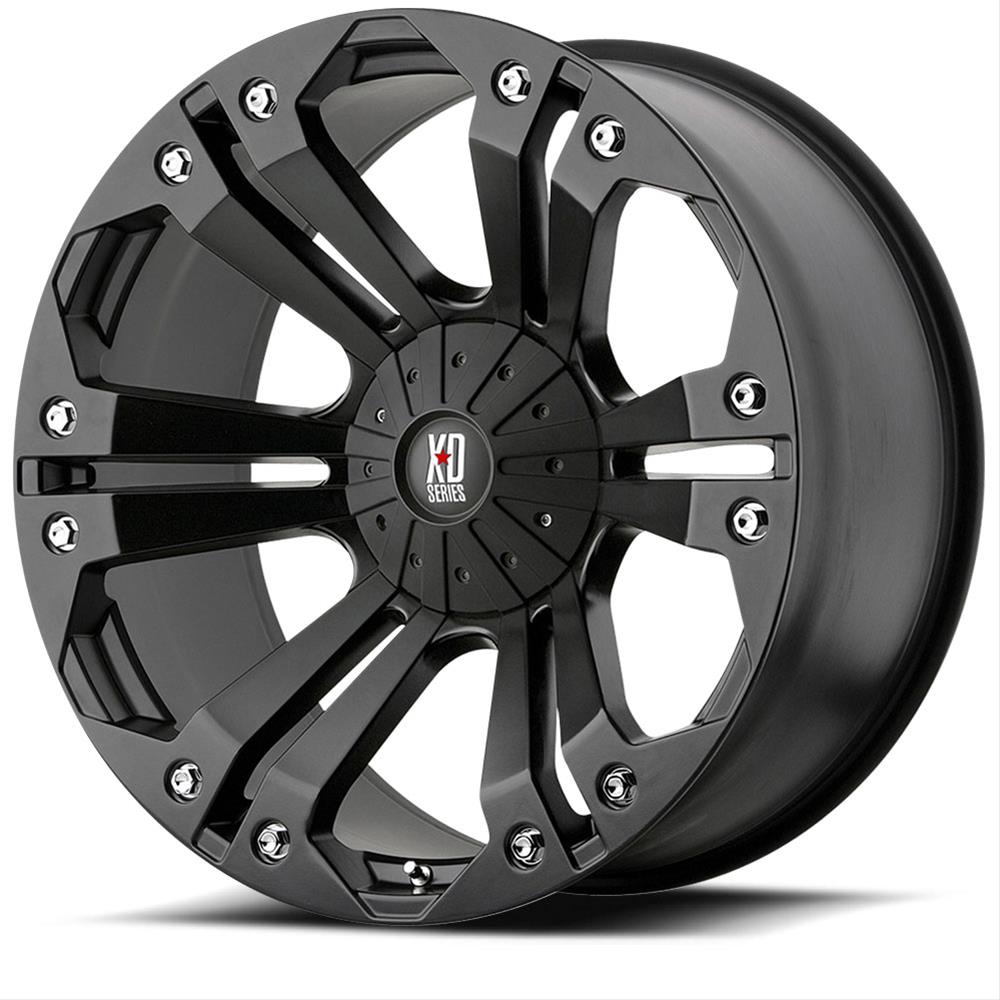 KMC XD77829066735 KMC XD778 Monster Matte Black Wheels