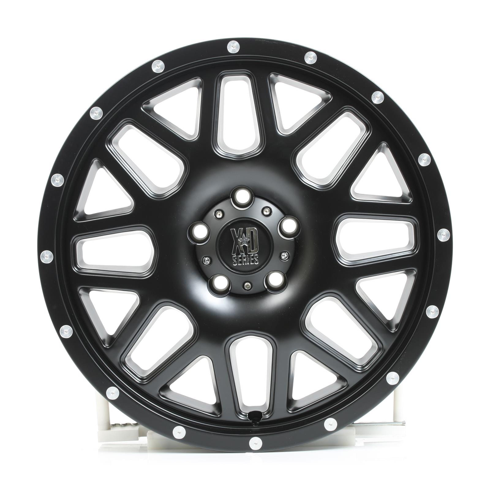 KMC XD82088012738 KMC XD820 Grenade Satin Black Wheels | Summit Racing