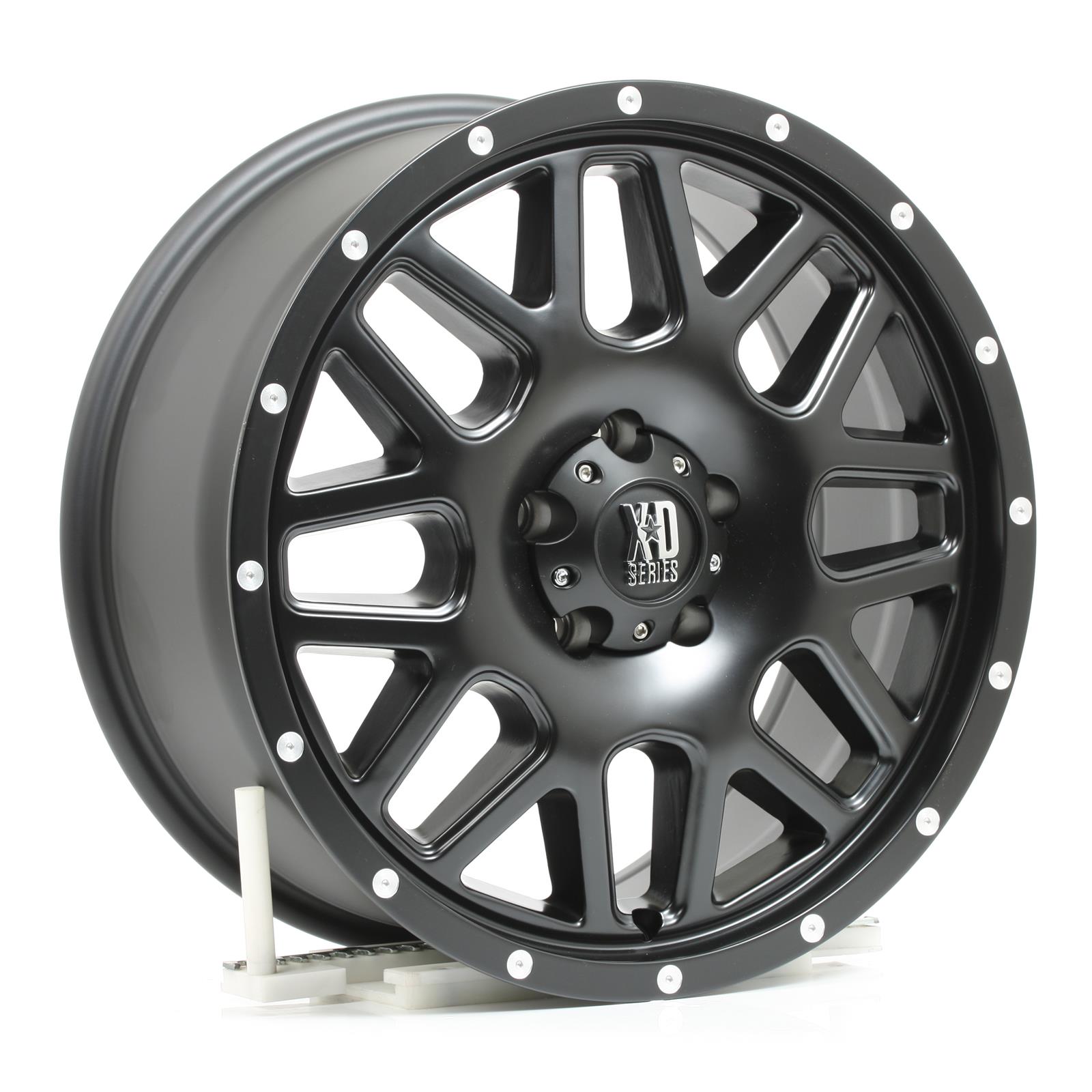 KMC XD82088012738 KMC XD820 Grenade Satin Black Wheels Summit Racing