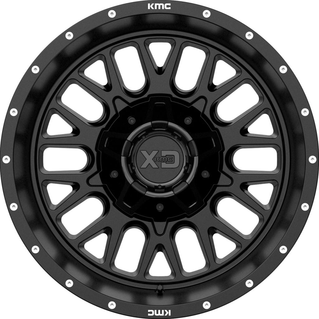 KMC XD84229067700 KMC XD842 Snare Satin Black Wheels | Summit Racing