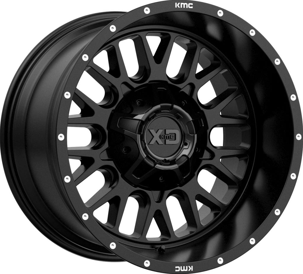 KMC XD84229070718 KMC XD842 Snare Satin Black Wheels