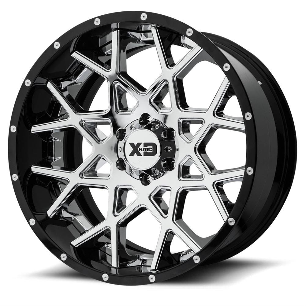 KMC XD203-22108718NCB KMC XD203 Chopstix Chrome Wheels with Gloss